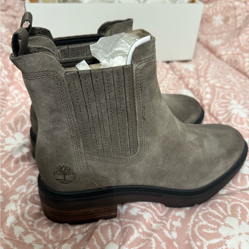 Timberland Women's Brimfield Chelsea Boots - BRAND NEW IN BOX, Brown Suede